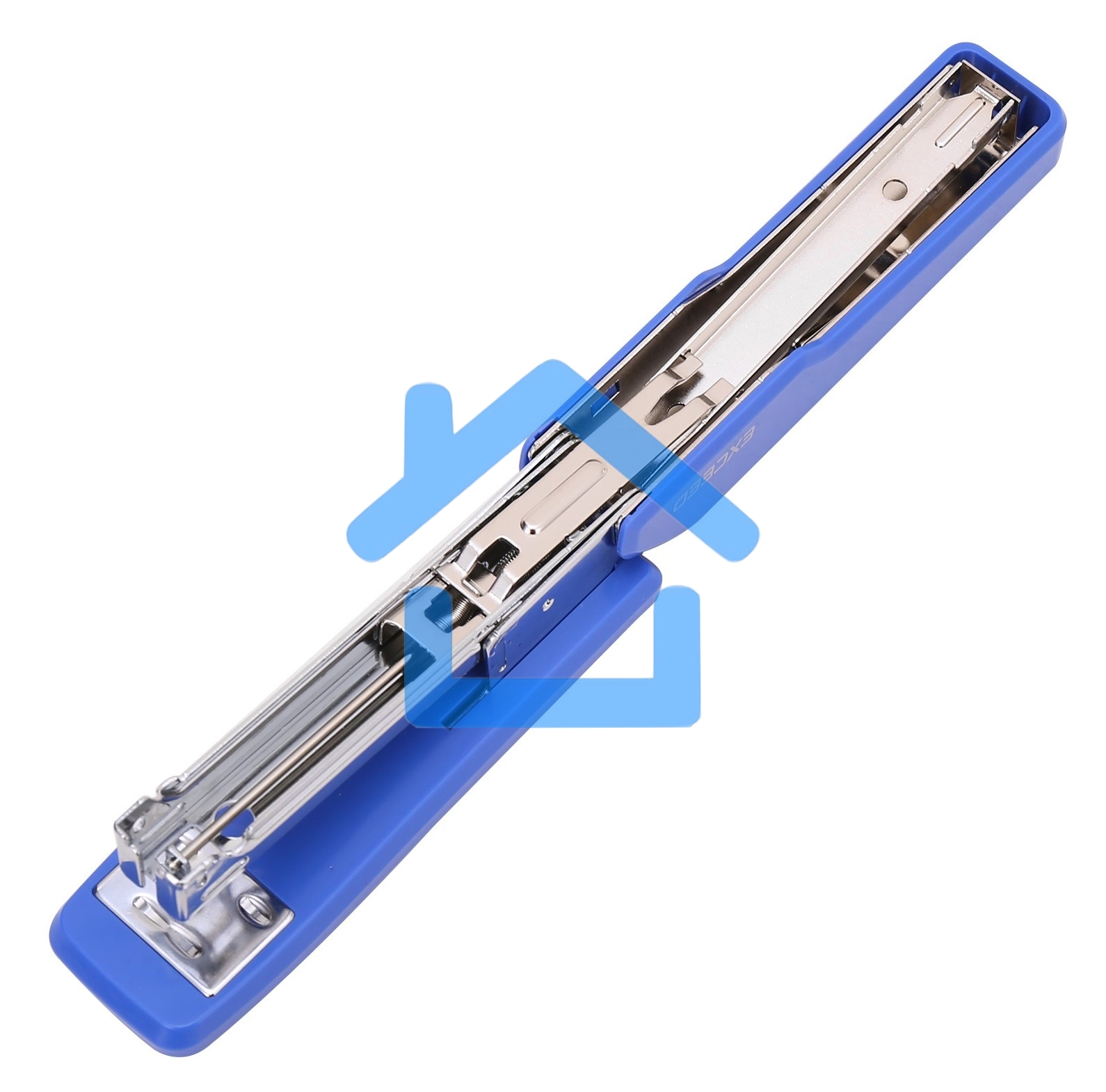 Степлер Deli E0300BLUE Exceed 24/6 26/6 (25 листов) синий, 100 скоб, металл/пластик, коробка