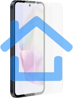 Защитная пленка для экрана Samsung прозрачный для Samsung Galaxy A35 прозрачный 2шт. (EF-UA356CTEGRU)