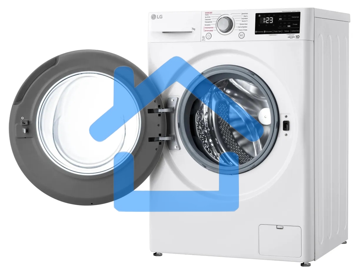 Стиральная машина LG F2V3HS4W белый, загрузка фронтальная 7 кг, 1200 об/мин., класс: A