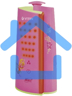 Увлажнитель ультразвуковой Vitek WX-3101, 10кв.м, 1,3л, 20Вт, подсветка, розовый