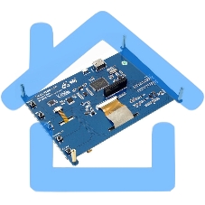 Резистивный сенсорный дисплей без корпуса ACD18-RA418 Waveshare 7