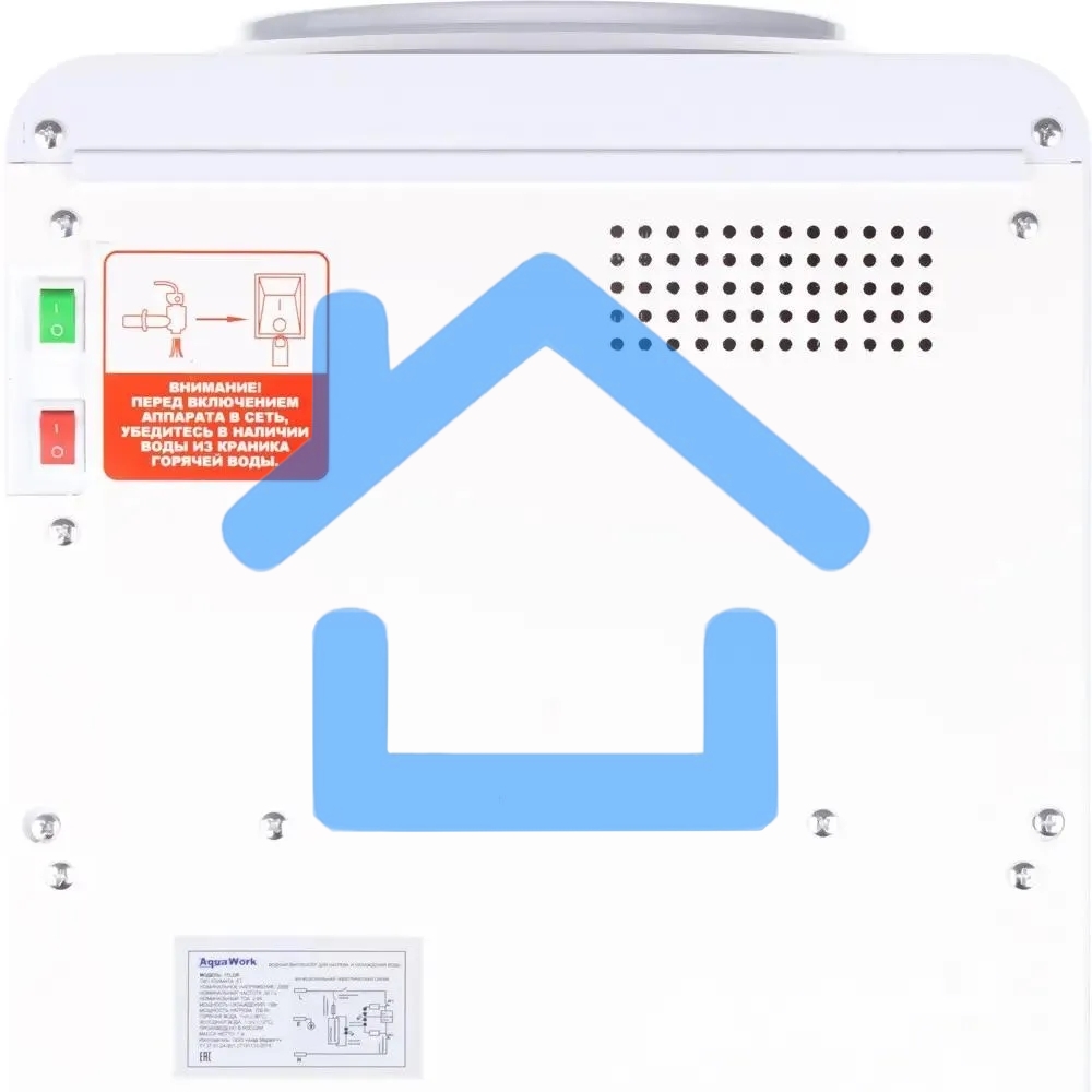 Кулер Aqua Work 17-LDR напольный электронный белый/черный