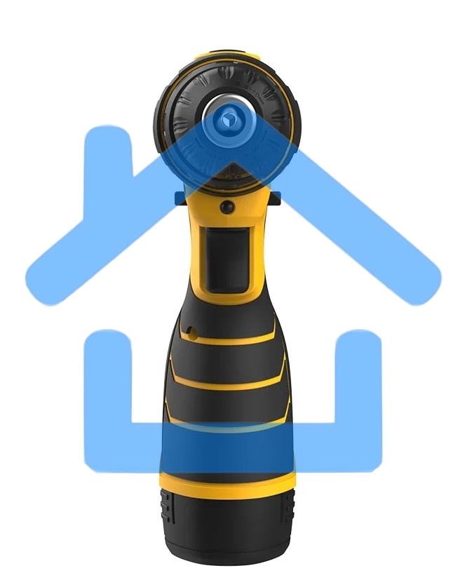 Дрель-шуруповерт Deli DL-DZ12-4A2, Аккумуляторная, 12В, 1 АКБ