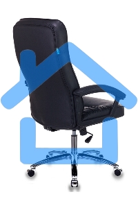 Кресло руководителя Бюрократ T-9908AXSN-AB черный, кожа, крестовина металл