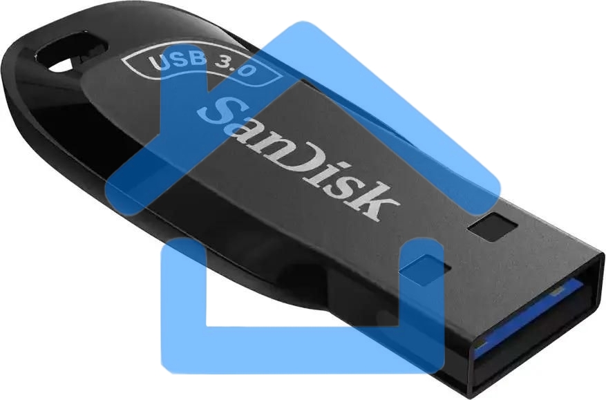 Флешка USB 32 Gb SanDisk CZ410 Ultra Shift, USB 3.0, черный