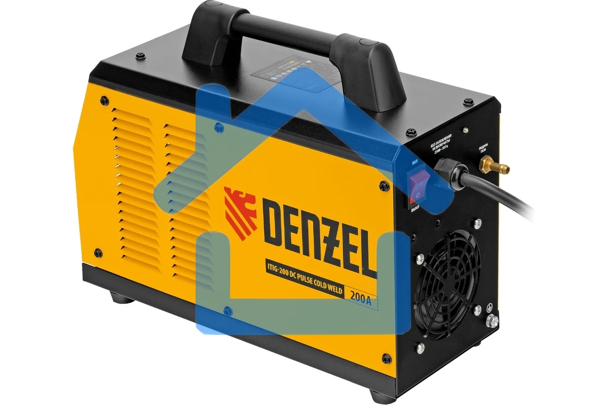 Аппарат инвертор. аргонодуговой сварки ITIG-200 ACDC Mix Pulse, 200 А, ПВ 60% Denzel