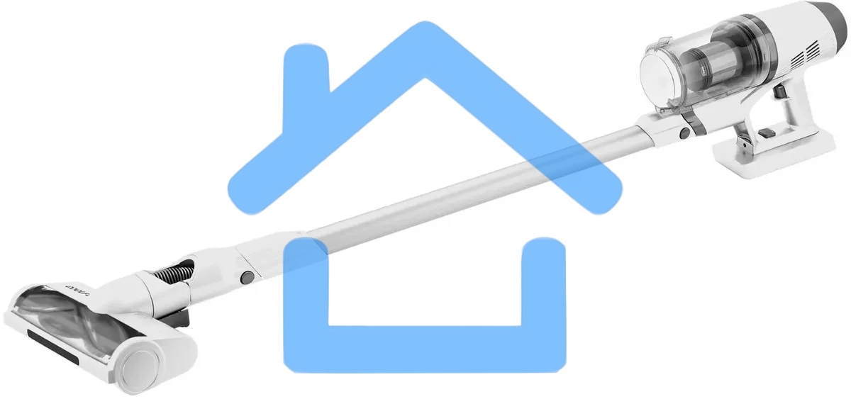 Пылесос вертикальный Coolfort CF-3002 белый, питание от аккумулятора, 120 Вт, уборка сухая, пылесборник 0.9 л, работа от АКБ max 32 мин.