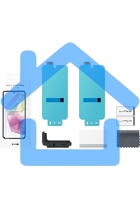 Защитная пленка для экрана Samsung прозрачный для Samsung Galaxy A35 прозрачный 2шт. (EF-UA356CTEGRU)