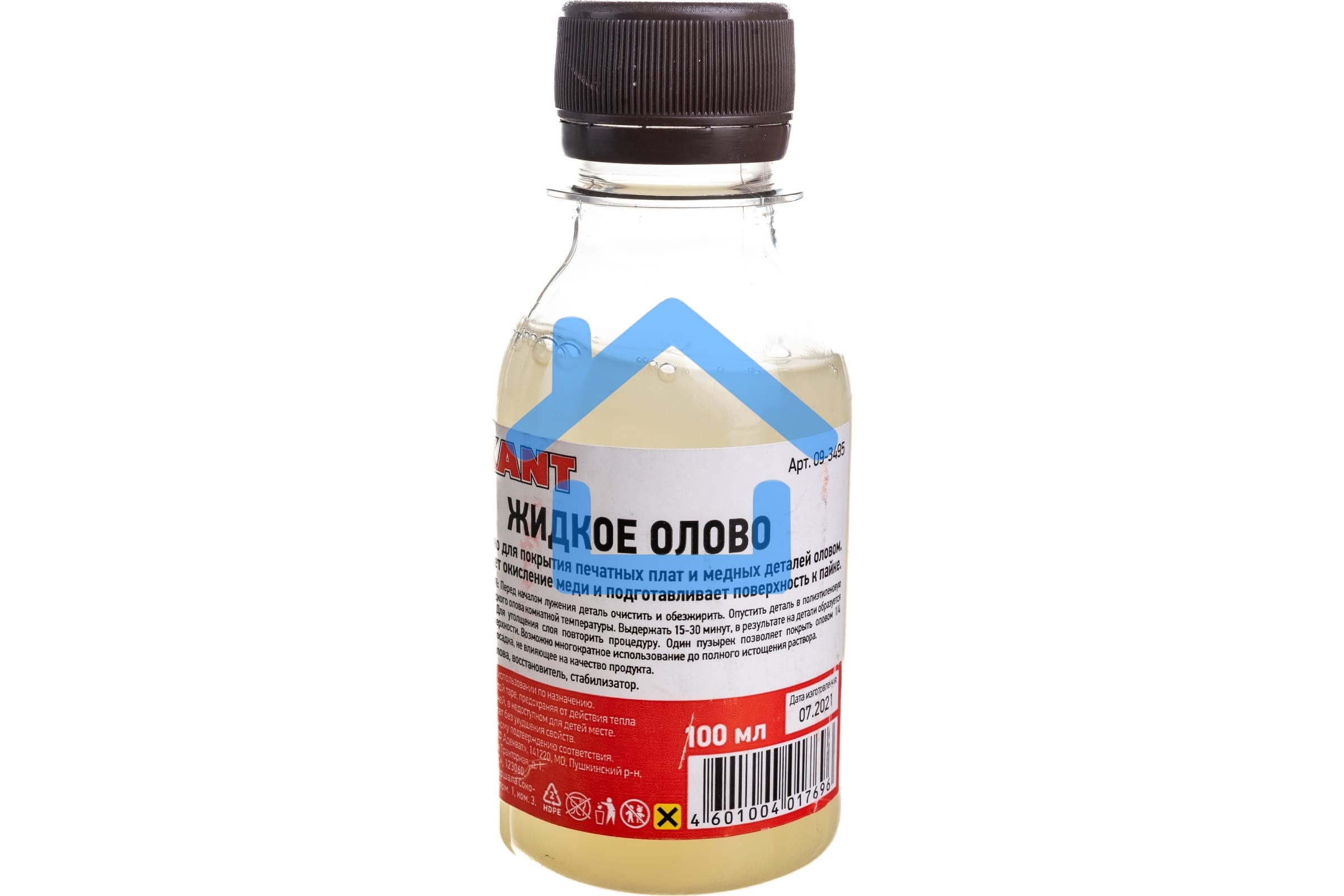 Жидкое олово (химическое лужение плат) 100мл 09-3495 Rexant