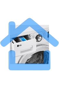 Стиральная машина LG F1096ND3 белая, загрузка фронтальная 6кг, 1000 об/мин., класс: A