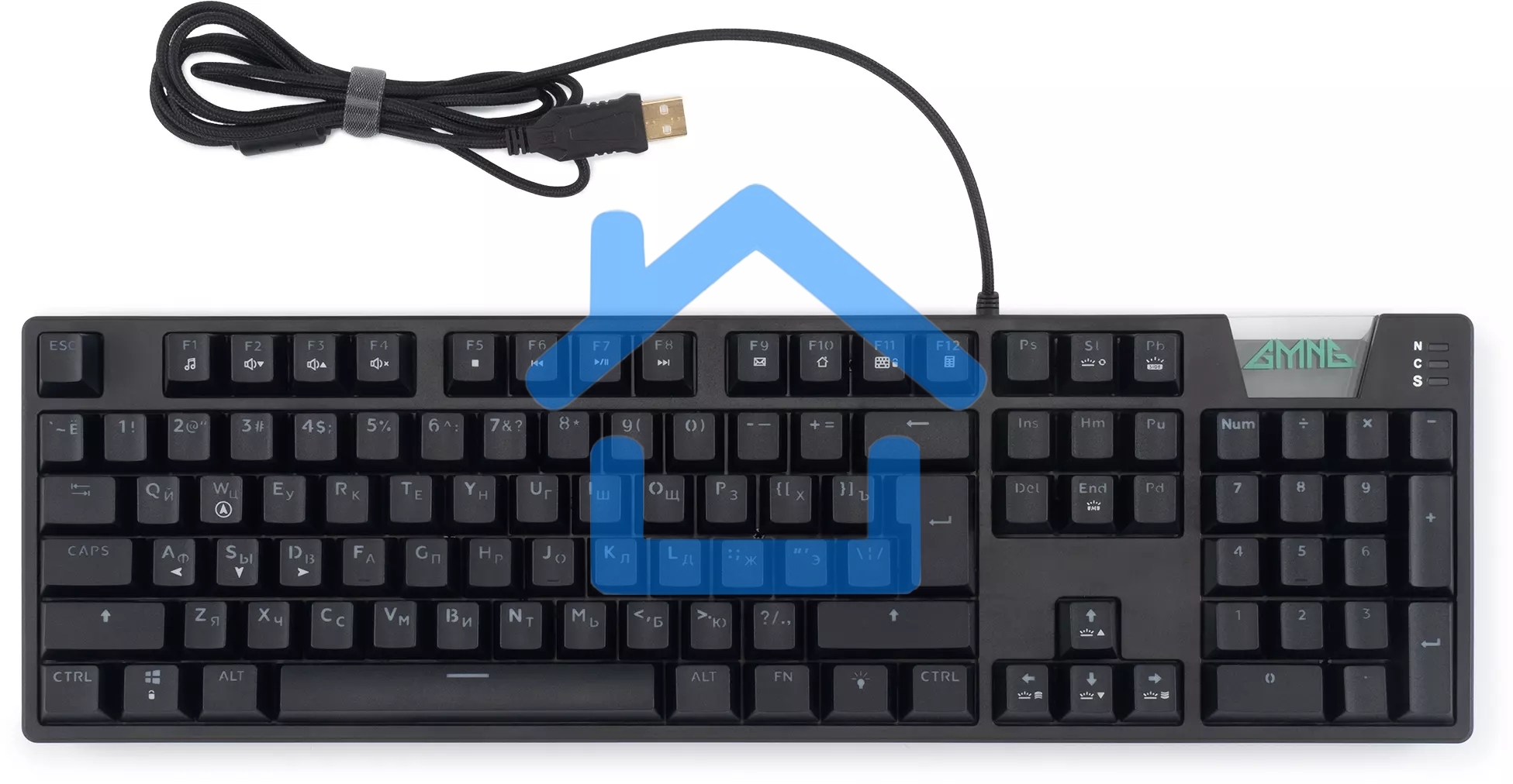 Клавиатура GMNG GG-KB780X (1910518) проводная, USB, черный