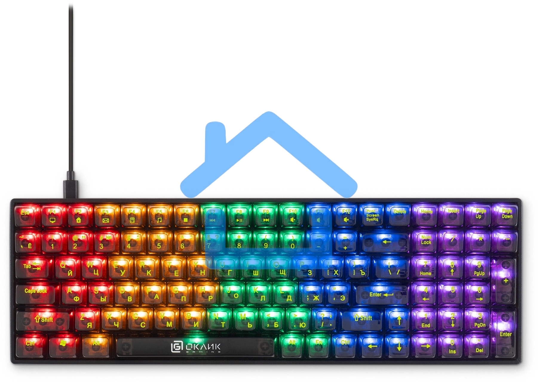 Клавиатура Oklick 915GK (1790371) проводная, USB, черный