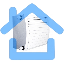 Тепловентилятор Тепломаш КЭВ-69Т4W3, серый, 35 кВт