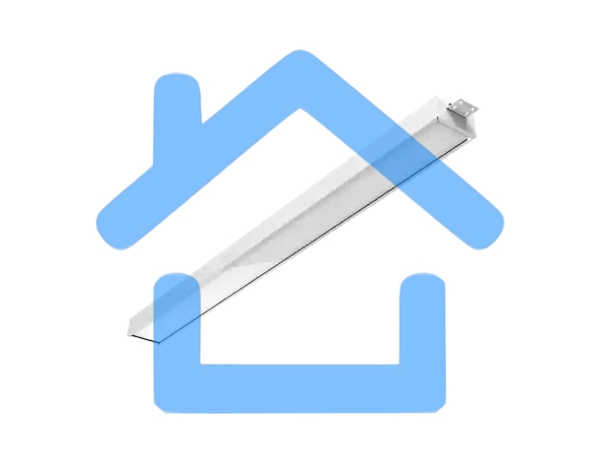 Светильник светодиодный ДВО-36Вт IP20 3300Лм 5000К AL220 для реечных потолков 1170х100х50мм Вартон