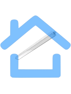 Светильник светодиодный ДВО-36Вт IP20 3300Лм 5000К AL220 для реечных потолков 1170х100х50мм Вартон