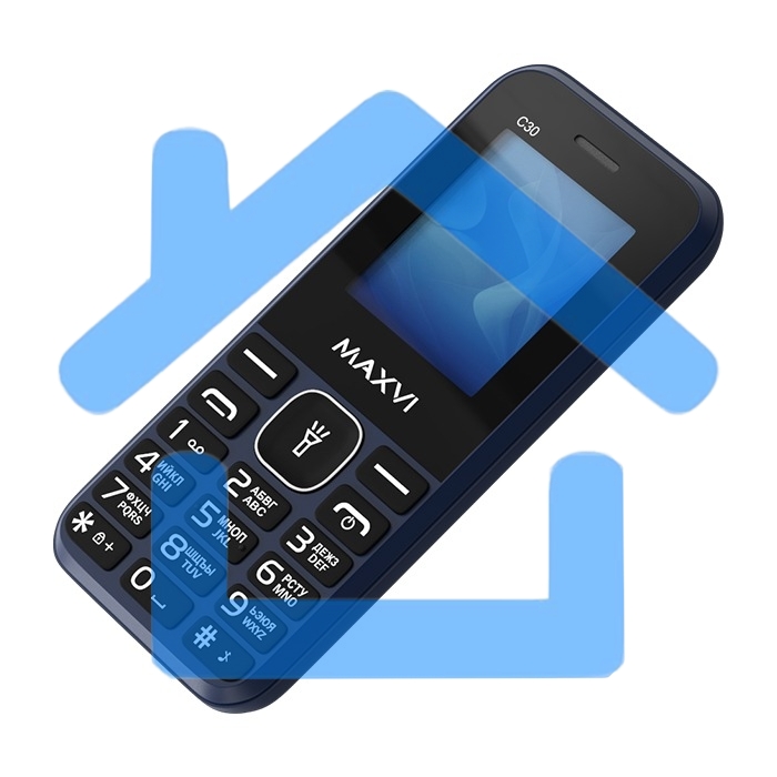 Мобильный телефон Maxvi C30 синий