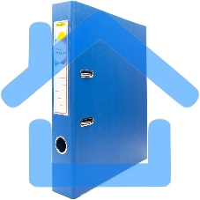 Папка-регистратор Silwerhof 2022105 A4 50мм, двусторонний ПВХ, синий, металлическая окантовка, сборная (упаковка: 2шт)