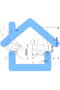 Кресло руководителя Бюрократ T-9908AXSN-AB черный, кожа, крестовина металл
