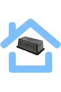 Таз строительный прямоугольный Rexant пластмассовый 60л 89-0288