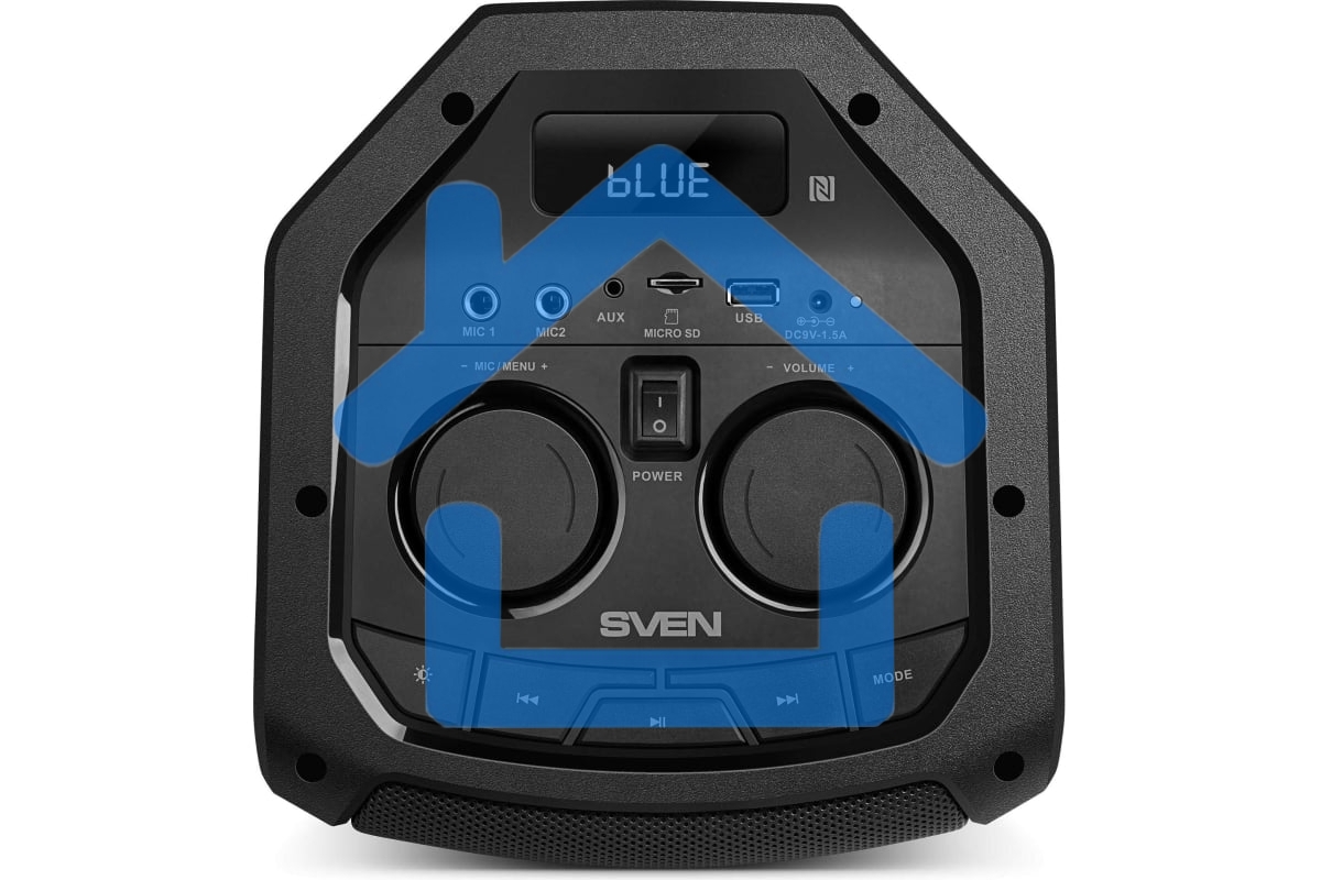 Портативная акустика Sven АС PS-710 черный 100 Вт Bluetooth