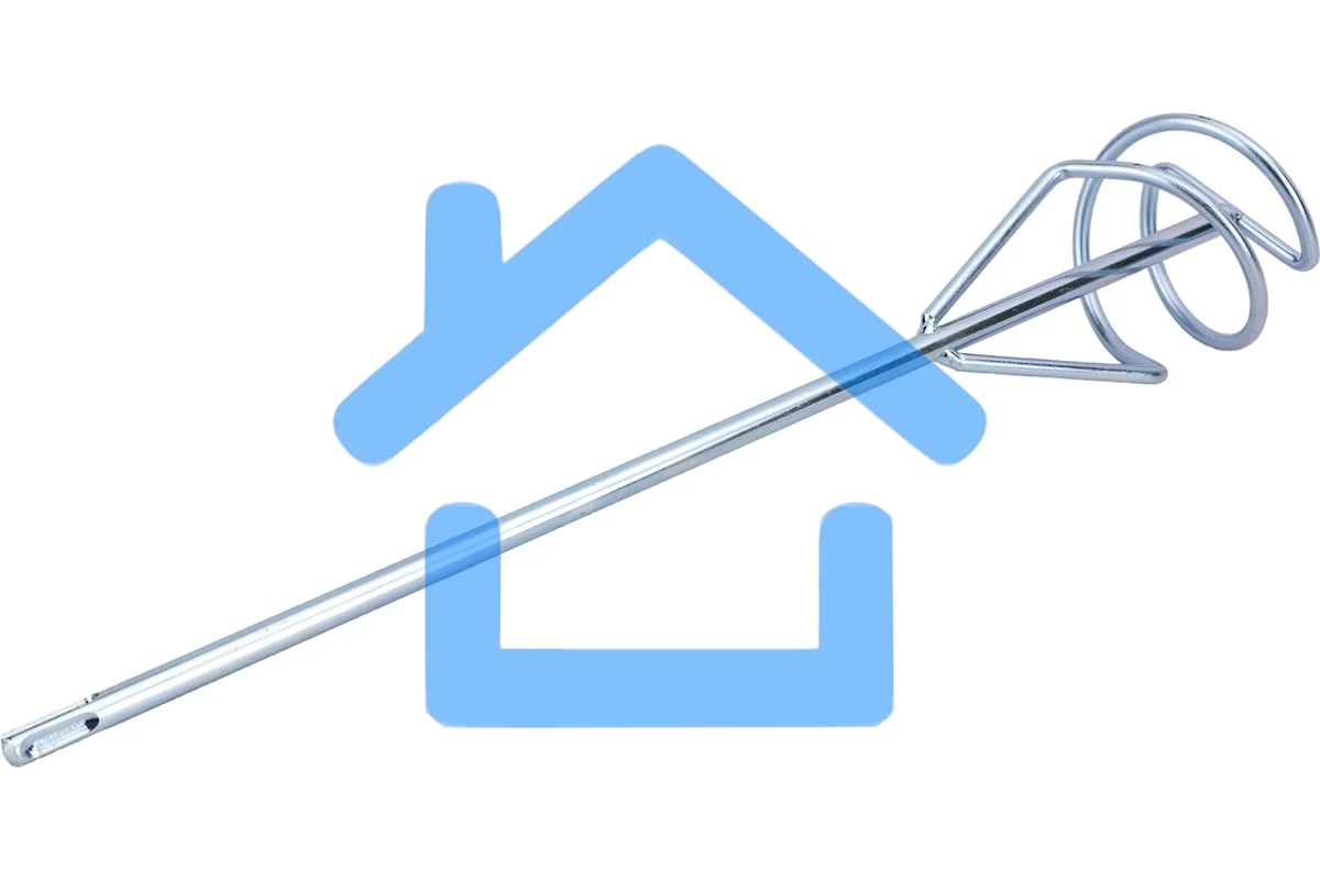 Миксер для песчано-гравийных смесей, 80 х 450 мм, оцинкованный, хвостовик SDS Plus Denzel