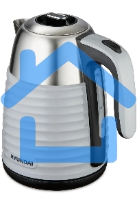 Чайник электрический Hyundai HYK-S4804 1.7л. 2200Вт серый/черный корпус: металл