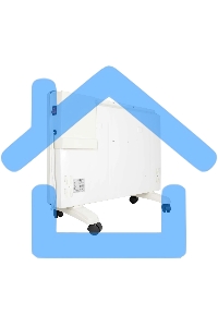 Конвектор Ресанта ОК-2000Е белый, 2000 Вт, 20 м2, термостат, дисплей