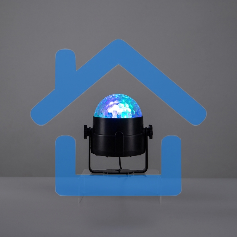 Диско-шар Neon-night (ночник-проектор) светодиодный с дистанционным управлением, USB