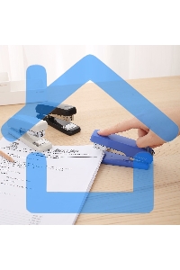 Степлер Deli E0300BLUE Exceed 24/6 26/6 (25 листов) синий, 100 скоб, металл/пластик, коробка