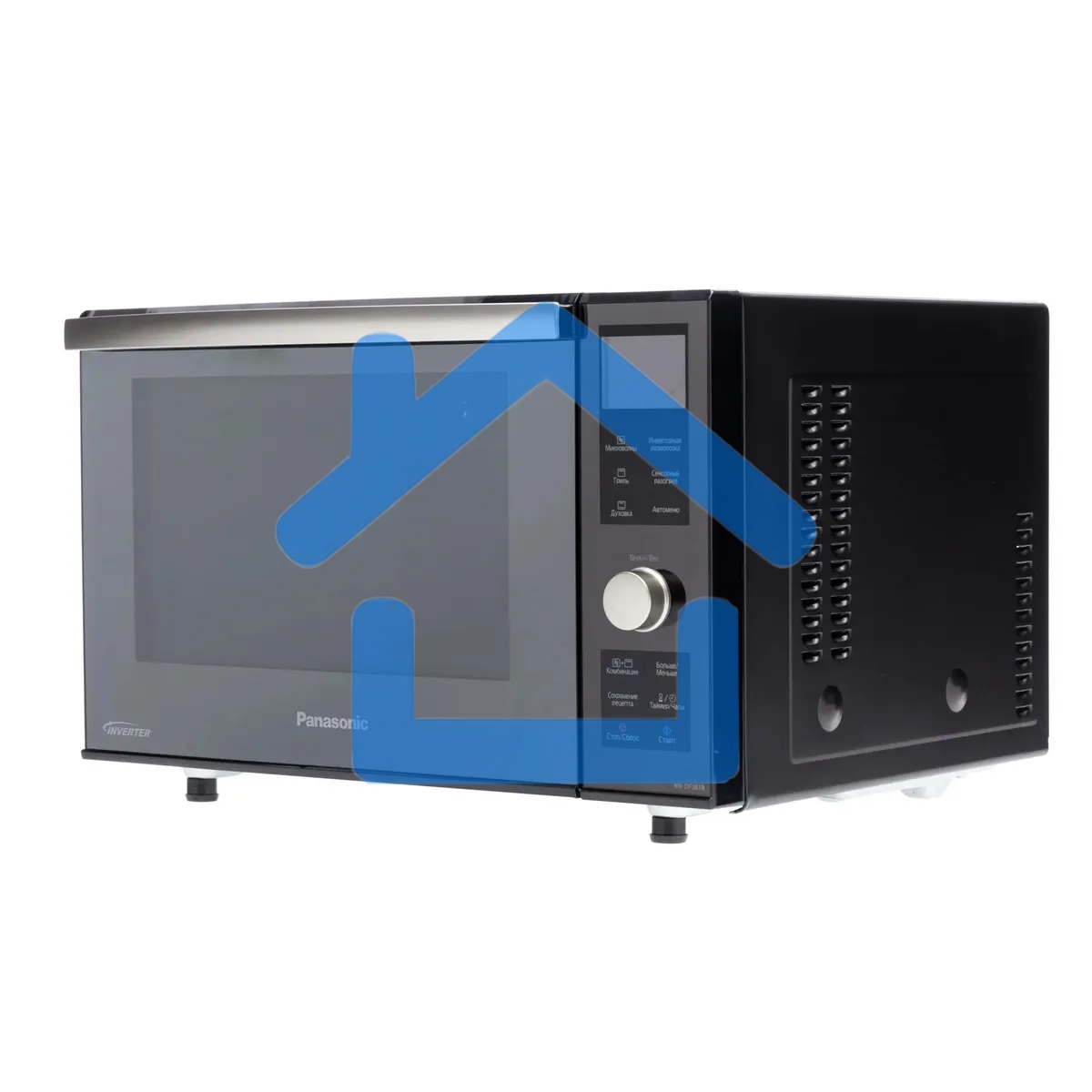 Микроволновая печь Panasonic NN-DF383BZPE черный, 23 л, 1070 Вт, переключатели - поворотный механизм/сенсор