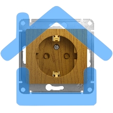 Механизм розетки 1-м СП Glossa 16А защ. шторки с заземл. дер. дуб SchE GSL000545 Механизм розетки 1-м СП Glossa 16А защ. шторки с заземл. дер. дуб SchE GSL000545
