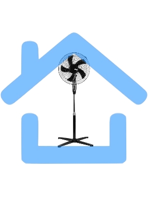 Напольный вентилятор Centek CT-5035 черный