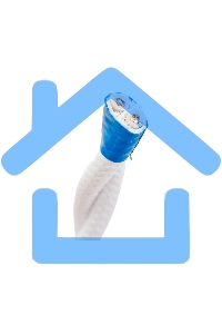 Провод ретро Bironi B1-424-71-50 2х1.5 матовый белый (уп. 50 м)