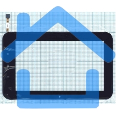 Сенсорное стекло (тачскрин) TOPSUN C0010 B1, черное