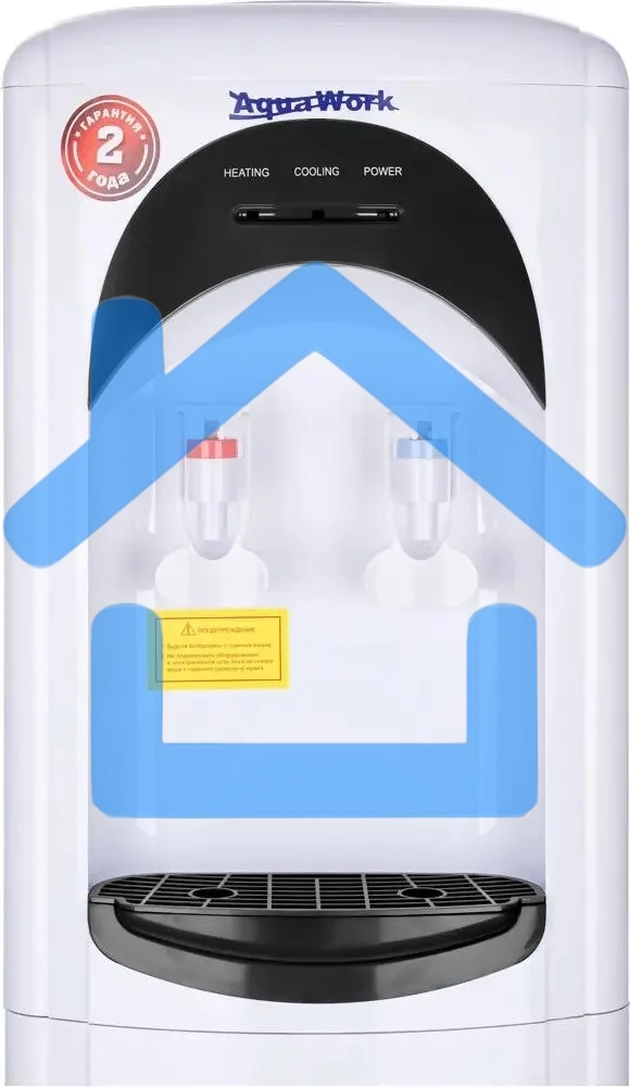 Кулер Aqua Work 17-LDR напольный электронный белый/черный