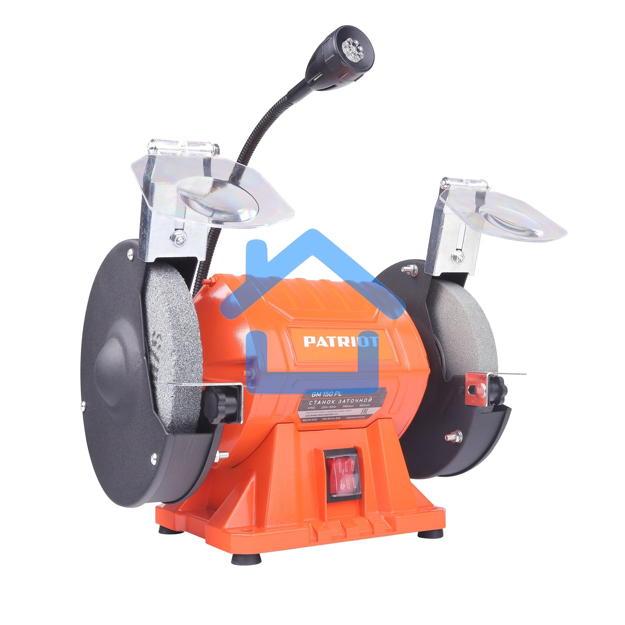 Станок заточной Patriot GM 150 PL Expert 375W (160301533)