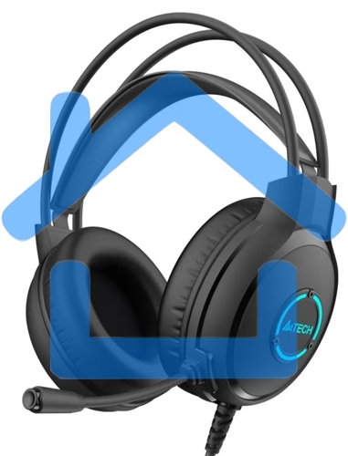 Наушники с микрофоном A4Tech Fstyler FH300U черный 2м накладные USB оголовье