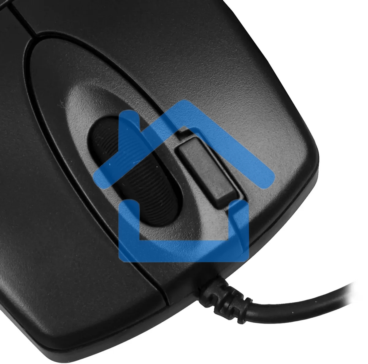 Мышь проводная A4Tech OP-620DS черный, 1000 dpi, USB, кнопки - 4