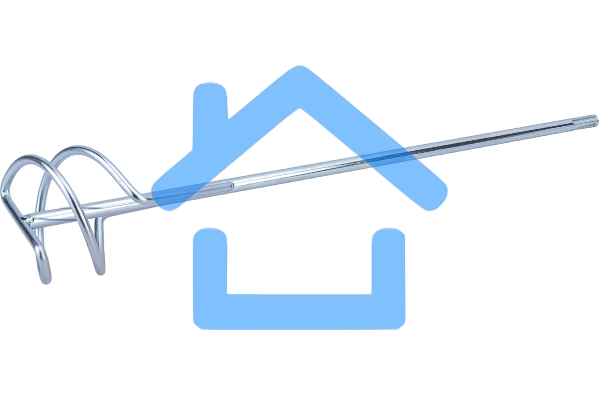 Миксер для песчано-гравийных смесей, 80 х 450 мм, оцинкованный, хвостовик SDS Plus Denzel