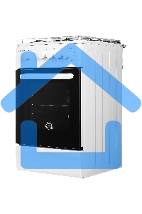 Плита газовая Kraft KF-FSK5404AGWG белый, конфорок 4 газовых, духовка 58 л, 50 см x 87 см x 63 см