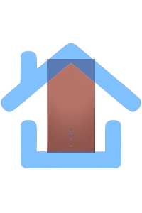 Вытяжка пристенная островная Maunfeld Bath Plus 402 медный, 40 см, 1150 куб. м/ч, 52 дБ