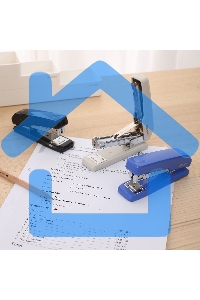 Степлер Deli E0300BLUE Exceed 24/6 26/6 (25 листов) синий, 100 скоб, металл/пластик, коробка