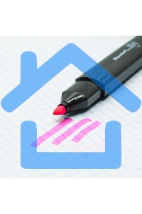 Текстовыделитель Silwerhof Prime 108031-08, скошенный пишущий наконечник, 1-4мм, розовый, коробка