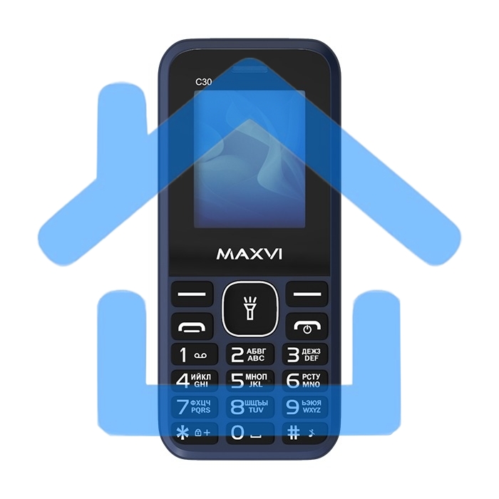 Мобильный телефон Maxvi C30 синий
