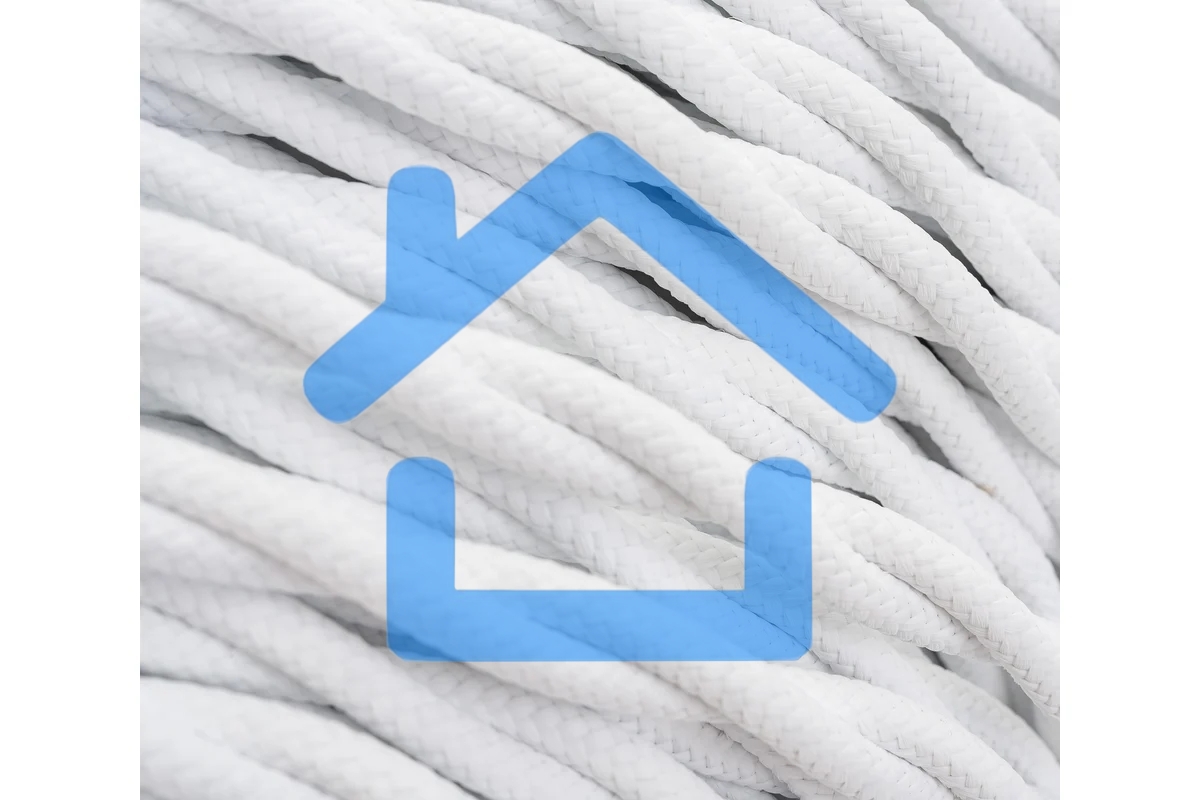 Провод ретро Bironi B1-424-71-50 2х1.5 матовый белый (уп. 50 м)