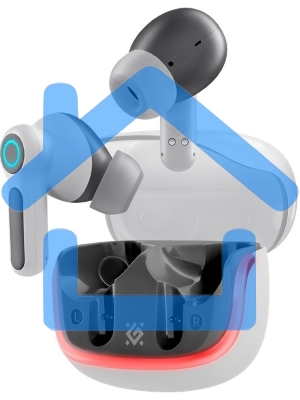 Беспроводная гарнитура Defender CyberDots 290 белый