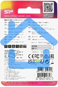 Флешка USB Silicon Power 16 Gb Marvel M02 SP016 GbUF3M02V1S USB 3.0 серебристый