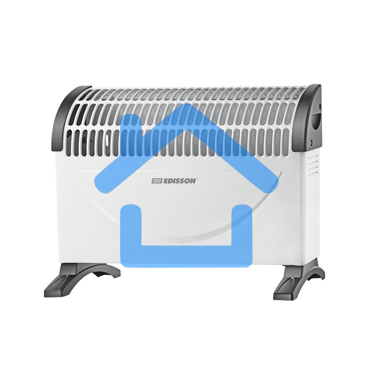 Конвектор Edisson Polo 1500M белый, 1500 Вт, 20 м2, термостат