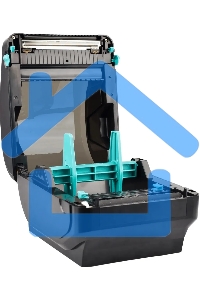 Принтер наклеек G&G GG-D410 стационарный, прямая термопечать, 203 dpi, 152 мм/сек, USB черный