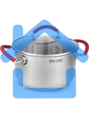 Кастрюля Rondell Sorge RDS-1221 с/кр 24 см 5,1 л